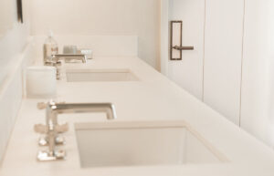 West Ketchum bathroom sink light colors