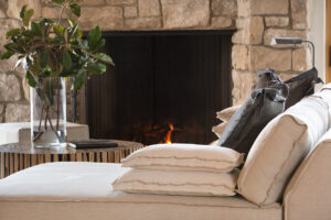 Big Wood River Front fire place