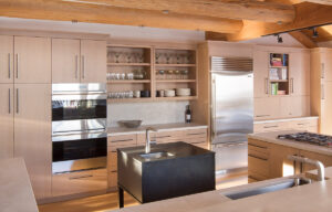 Big Wood River Front kitchen spacious