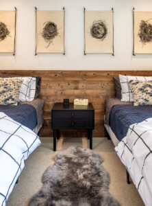 Thunder Springs bedroom wood paneling
