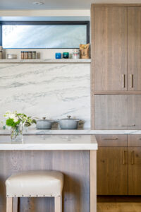 Bald mountain kitchen granite countertops wood paneling cabinets