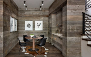 Lake Minnetonka nook wood paneling